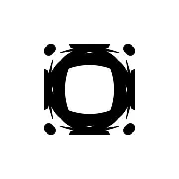 Text frame icon. Simple style big sale poster background symbol. logo desig.. Stock Illustration