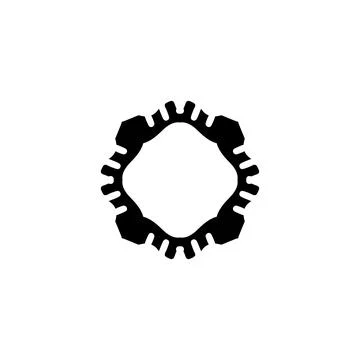 Text frame icon. Simple style big sale poster background symbol. logo desig.. Stock Illustration