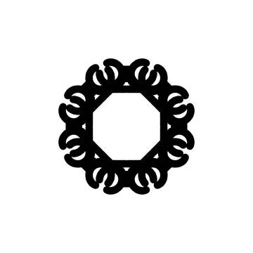 Text frame icon. Simple style big sale poster background symbol. logo desig.. Stock Illustration