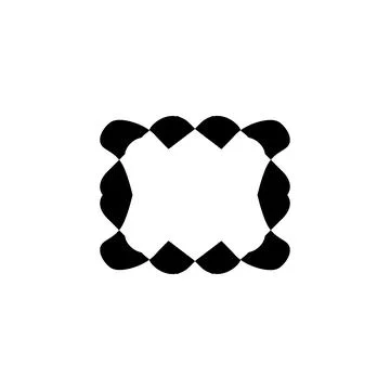 Text frame icon. Simple style big sale poster background symbol. logo desig.. Stock Illustration