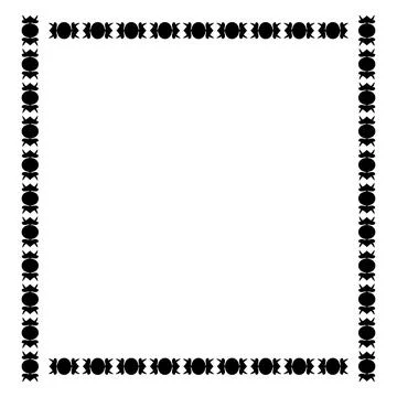 Text frame icon. Simple style big sale poster background symbol. Text frame.. Stock Illustration