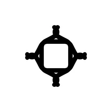 Text frame icon. Simple style big sale poster background symbol. logo desig.. Stock Illustration