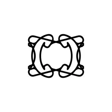 Text frame icon. Simple style big sale poster background symbol. logo desig.. Stock-Illustration