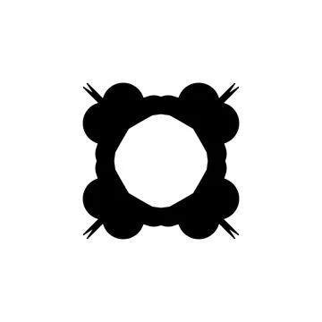 Text frame icon. Simple style big sale poster background symbol. logo desig.. Stock Illustration