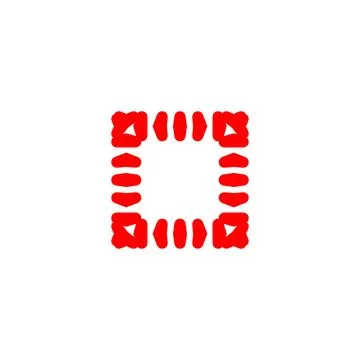 Text frame icon. Simple style big sale poster background symbol. logo desig.. Stock-Illustration