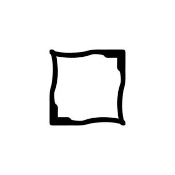 Text frame icon. Simple style big sale poster background symbol. logo desig.. Stock Illustration