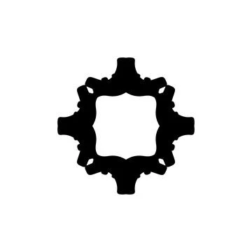 Text frame icon. Simple style big sale poster background symbol. logo desig.. Stock Illustration