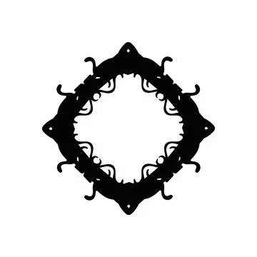 Text frame icon. Simple style big sale poster background symbol. logo desig.. Stock Illustration