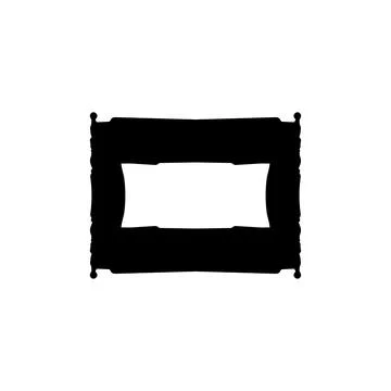 Text frame icon. Simple style big sale poster background symbol. logo desig.. Stock Illustration