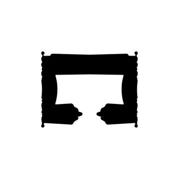Text frame icon. Simple style big sale poster background symbol. logo desig.. Illustrazione stock