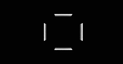 Text frame made of white moving 3D particles Place for your text. Stock Footage 165814459