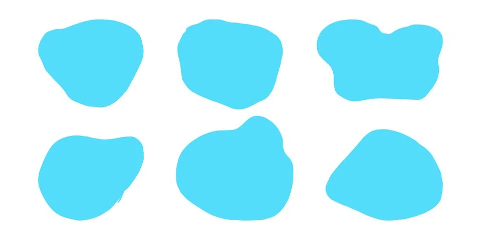 Text frames hand drawn style doodle decorative. イラスト素材