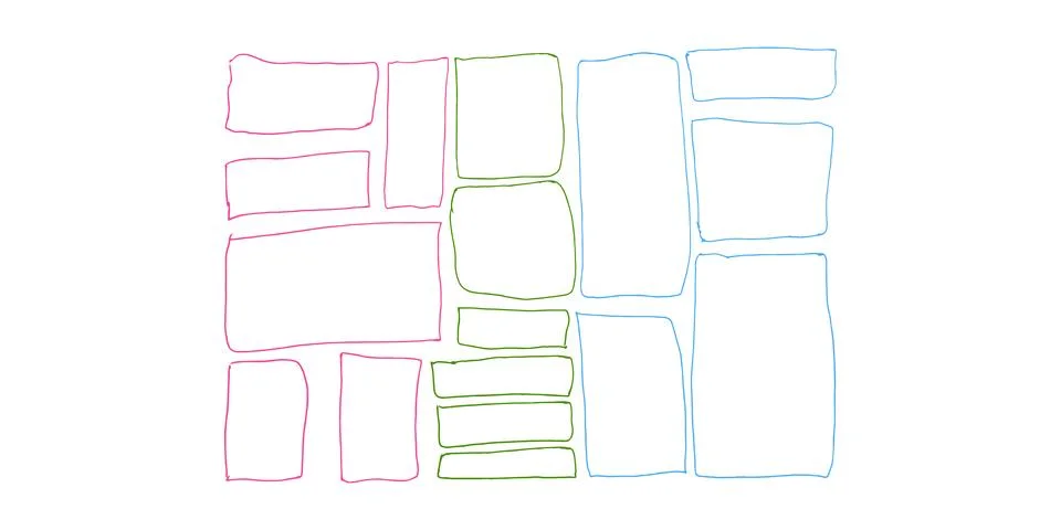 Text frames hand drawn style doodle decorative. Stock-Illustration