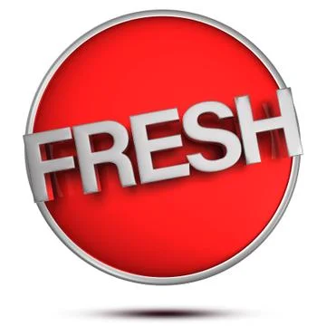 Text Fresh 3d. Stock Illustration