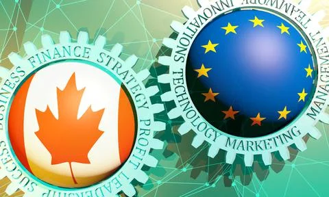 Text on the gears. Stock Illustration