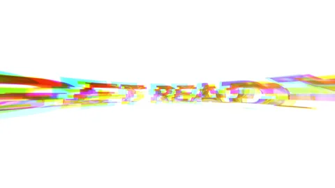 Text Get Ready in a glitchy font Stock Footage 314571518