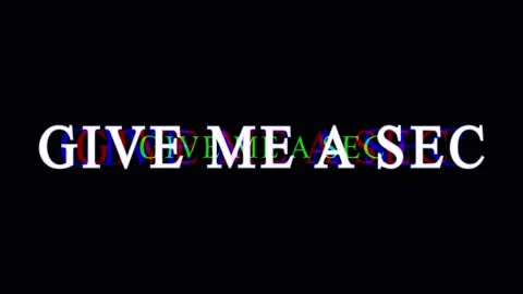 Text glitch animation with repeating phrase against black background for di.. Stock Footage 344035902