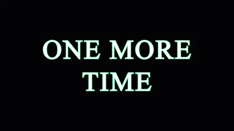 Text glitch effect with repeated words in motion against black background Video stock 344035897