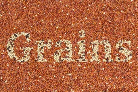 Text Grains Stock Illustration