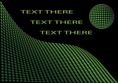 For text green abstract background. Stock Illustration