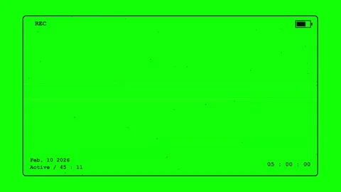 Text Green Screen Chroma Key Element Video stock 343928497