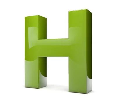 Text h Stock Illustration