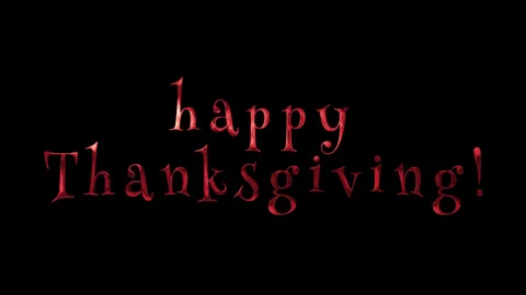 Text Happy Appears in Red on Black Background. Stock Footage 319455187