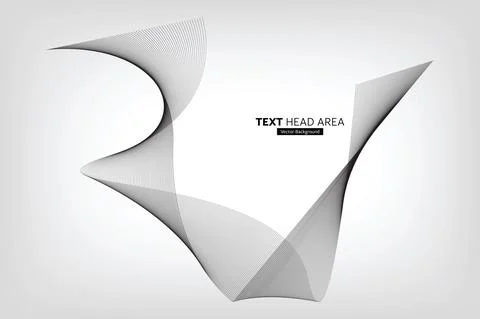 Text Head Area Designs, Lines, Abstract Background, Background Designs Stock Illustration