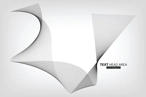 Text Head Area Designs, Lines, Abstract Background, Background Designs Stock Illustration