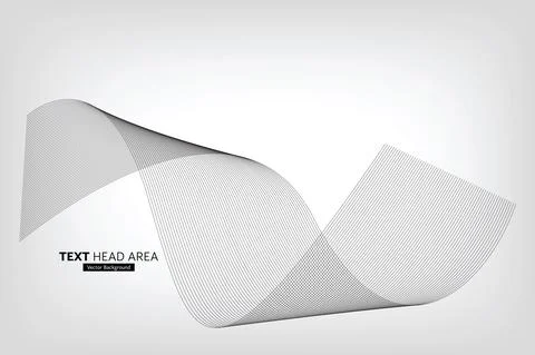 Text Head Area Designs, Lines, Abstract Background, Background Designs Stock Illustration
