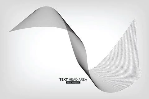 Text Head Area Designs, Lines, Abstract Background, Background Designs Stock Illustration