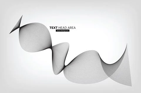 Text Head Area Designs, Lines, Abstract Background, Background Designs Stock Illustration