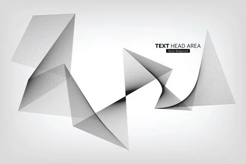 Text Head Area Designs, Lines, Abstract Background, Background Designs Stock Illustration