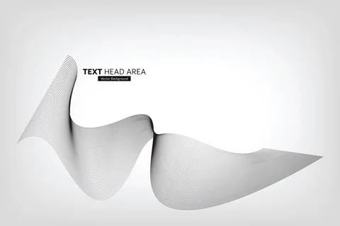 Text Head Area Designs, Lines, Abstract Background, Background Designs Stock Illustration