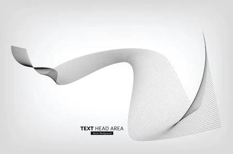 Text Head Area Designs, Lines, Abstract Background, Background Designs Stock Illustration