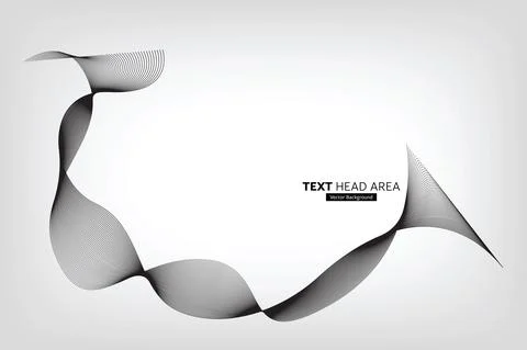 Text Head Area Designs, Lines, Abstract Background, Background Designs Stock Illustration