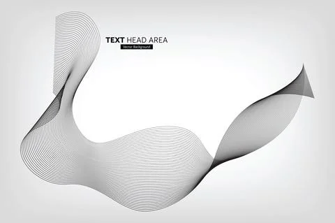 Text Head Area Designs, Lines, Abstract Background, Background Designs Stock Illustration