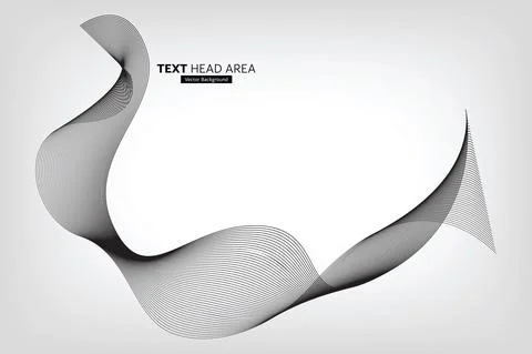 Text Head Area Designs, Lines, Abstract Background, Background Designs Stock Illustration