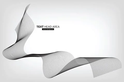 Text Head Area Designs, Lines, Abstract Background, Background Designs Illustrazione stock