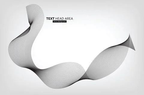 Text Head Area Designs, Lines, Abstract Background, Background Designs Stock Illustration