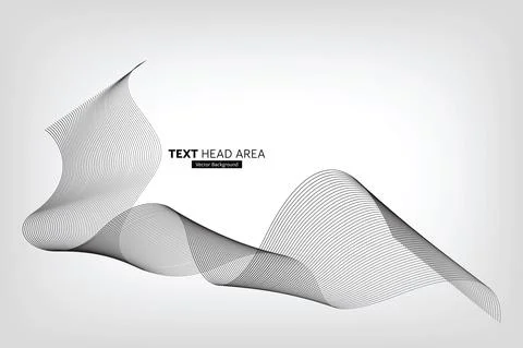 Text Head Area Designs, Lines, Abstract Background, Background Designs Stock Illustration