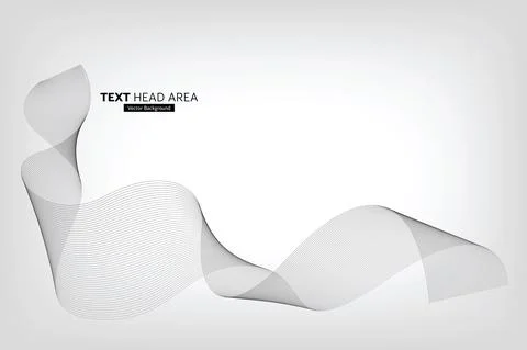 Text Head Area Designs, Lines, Abstract Background, Background Designs Stock Illustration