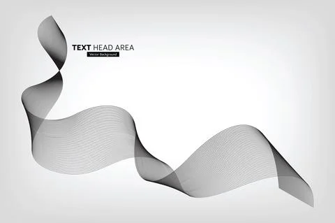 Text Head Area Designs, Lines, Abstract Background, Background Designs Stock Illustration