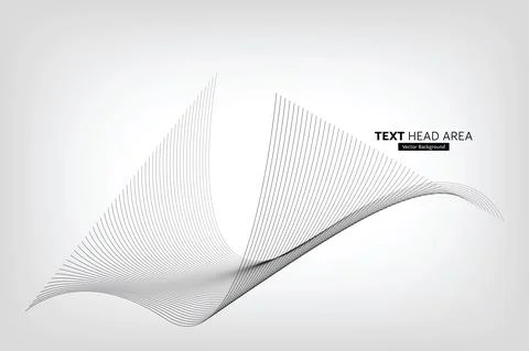 Text Head Area Designs, Lines, Abstract Background, Background Designs Stock Illustration