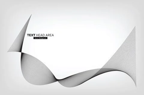 Text Head Area Designs, Lines, Abstract Background, Background Designs Stock Illustration