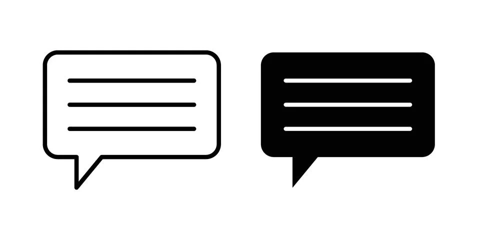 Text icon concept. best for web design Stock Illustration