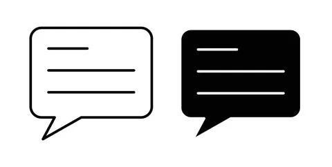 Text icon symbol. Flat Vector illustration Stock Illustration