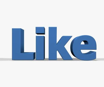 Like text Illustrazione stock