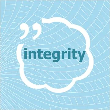 Text Integrity. Business concept Stock Illustration
