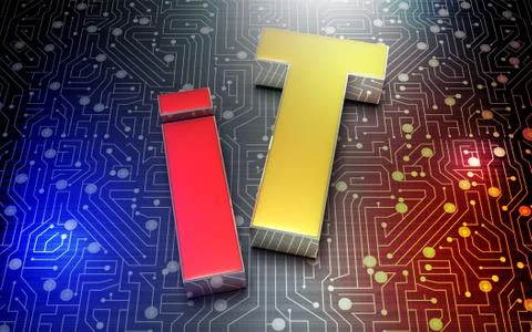 Text it 3D. Stock Illustration